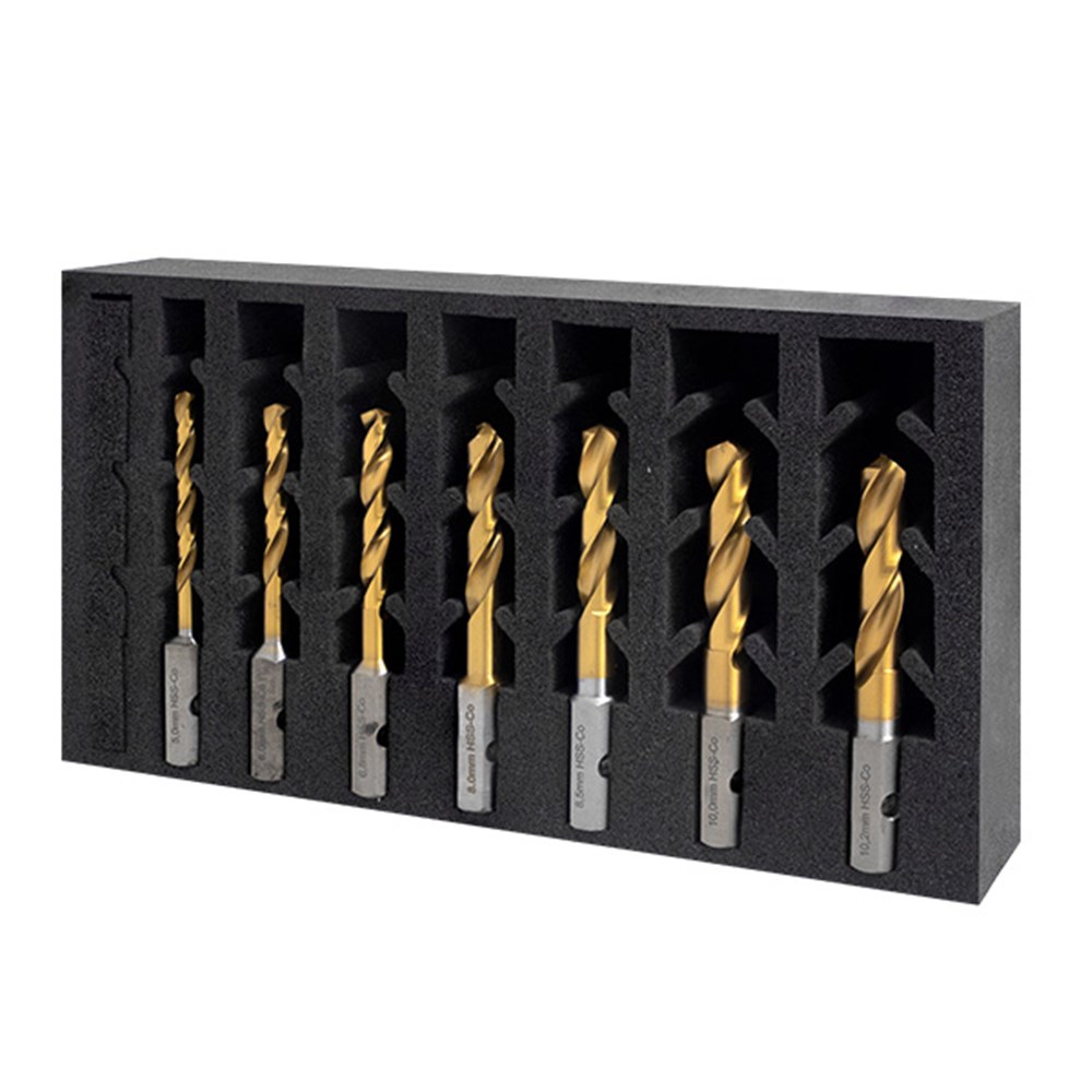 VERSADRIVE COBALT DRILL SET: 5,6,6.8,8.0,8.5,10,10.2MM